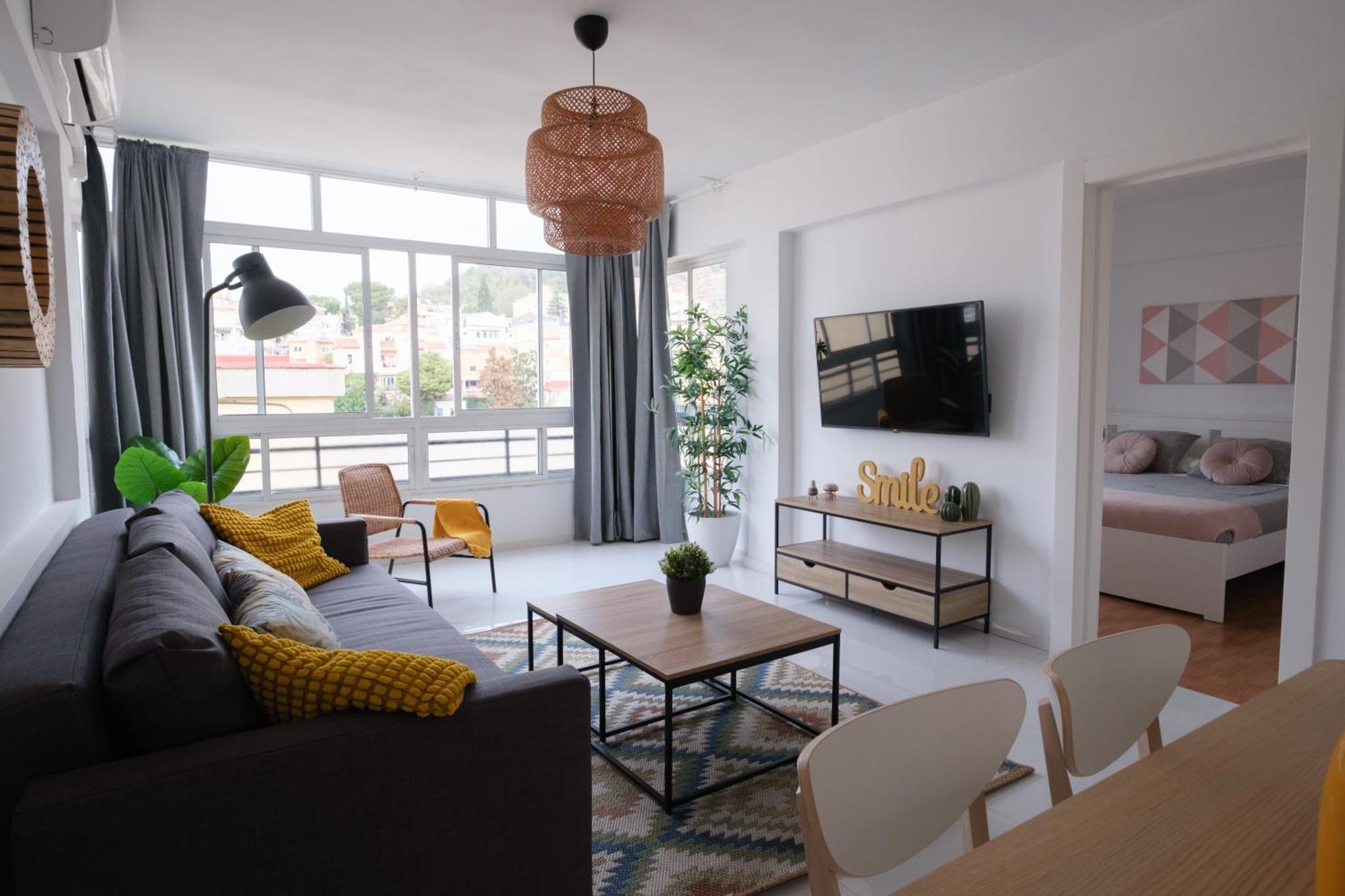 Wonderful Central Apartment Panoramics Views Wifi Málaga Eksteriør billede